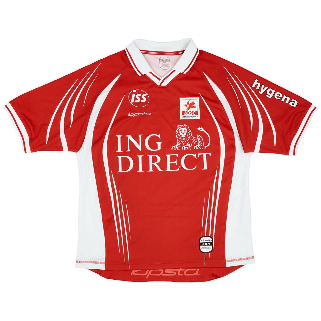 2001-02 Lille Home Shirt - 9/10 - (XL)