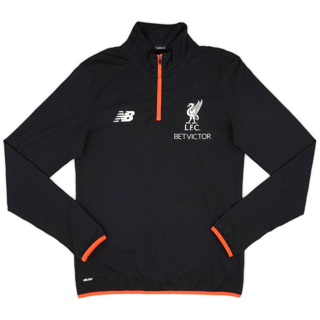 2016-17 Liverpool New Balance 1/4 Zip Training Top - 6/10 - (S)