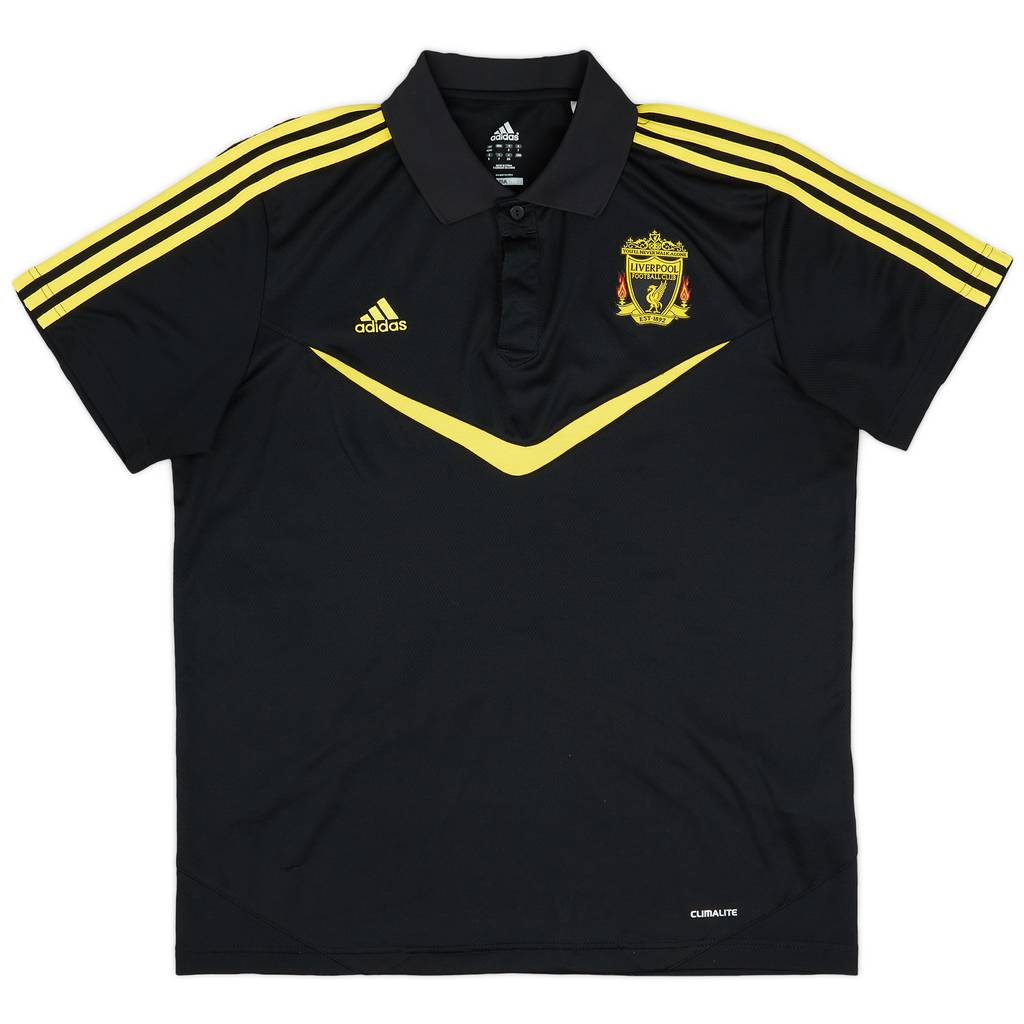 2010-11 Liverpool adidas Polo Shirt - 7/10 - (L)