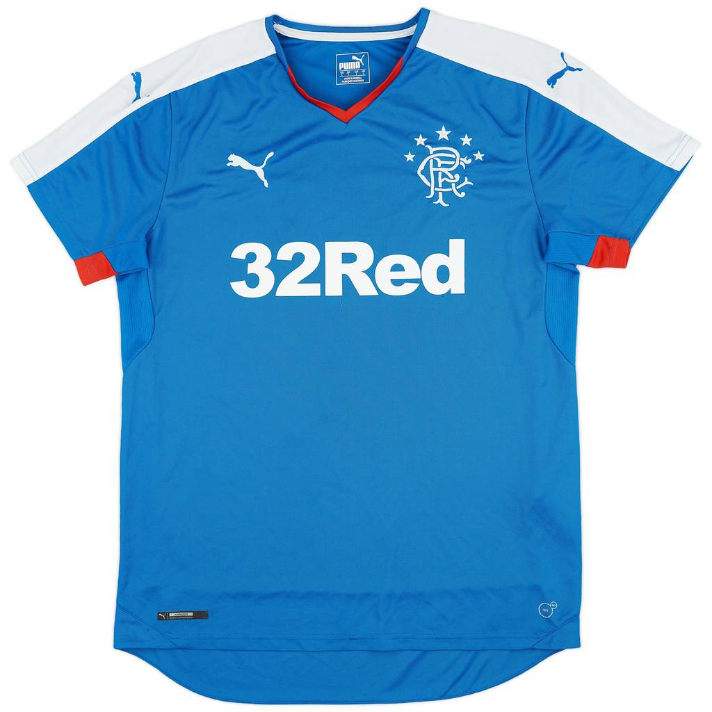 2015-16 Rangers Home Shirt - 8/10 - (L)
