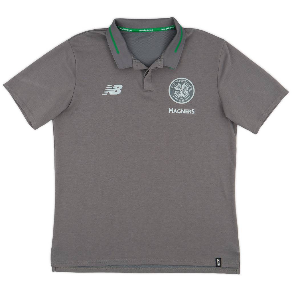 2019-20 Celtic New Balance Polo Shirt - 8/10 - (M)