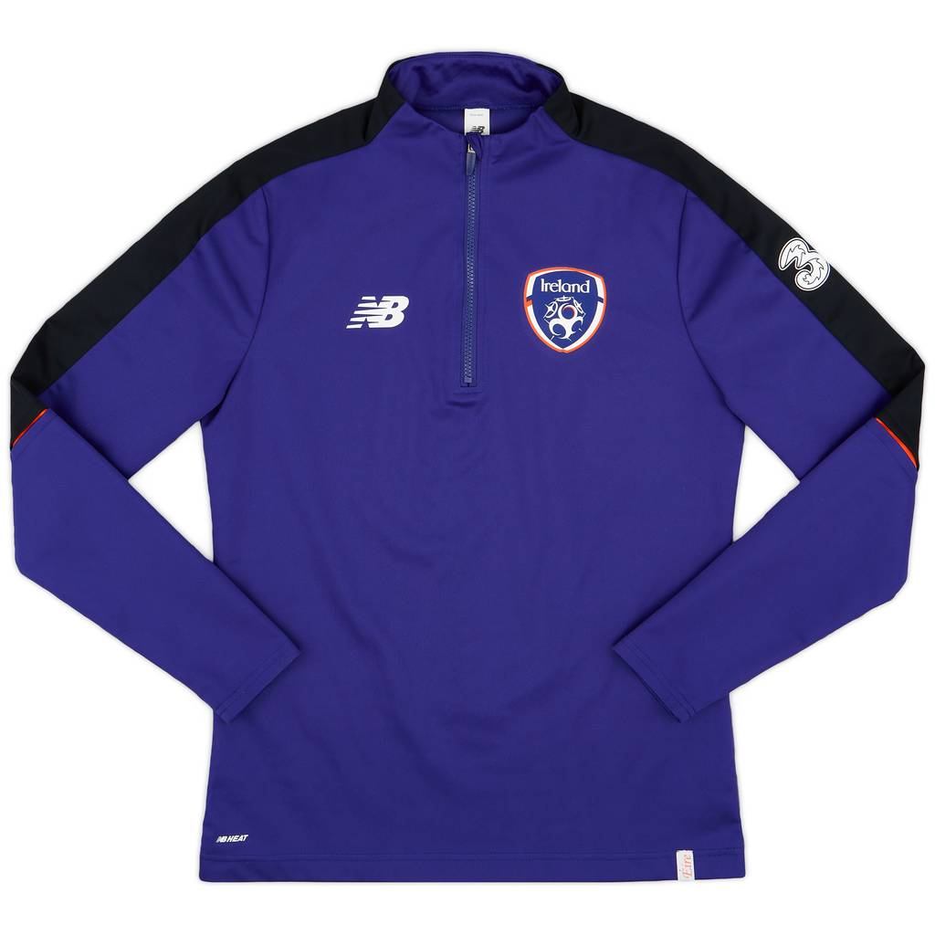 2019-20 Ireland New Balance 1/4 Zip Drill Top - 9/10 - (S)