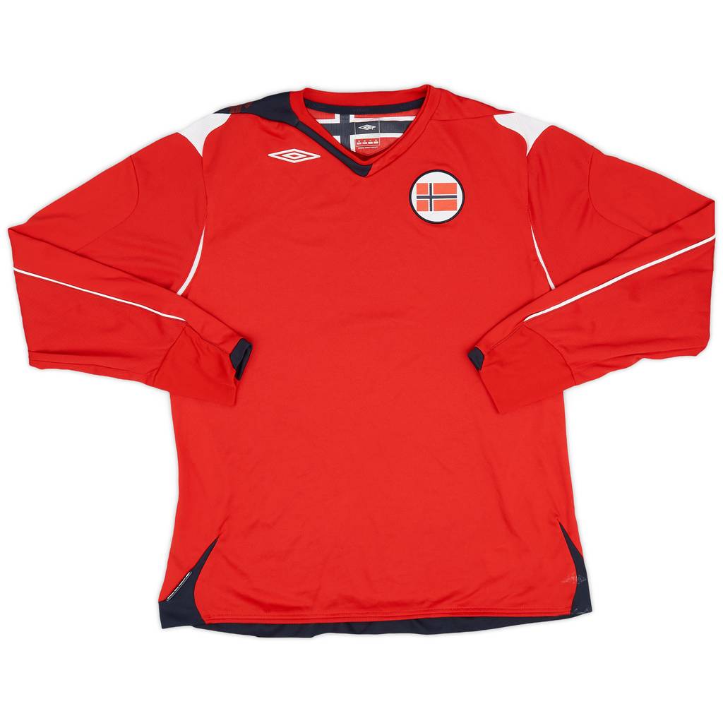 2006-07 Norway Home L/S Shirt - 8/10 - (Women's XL)
