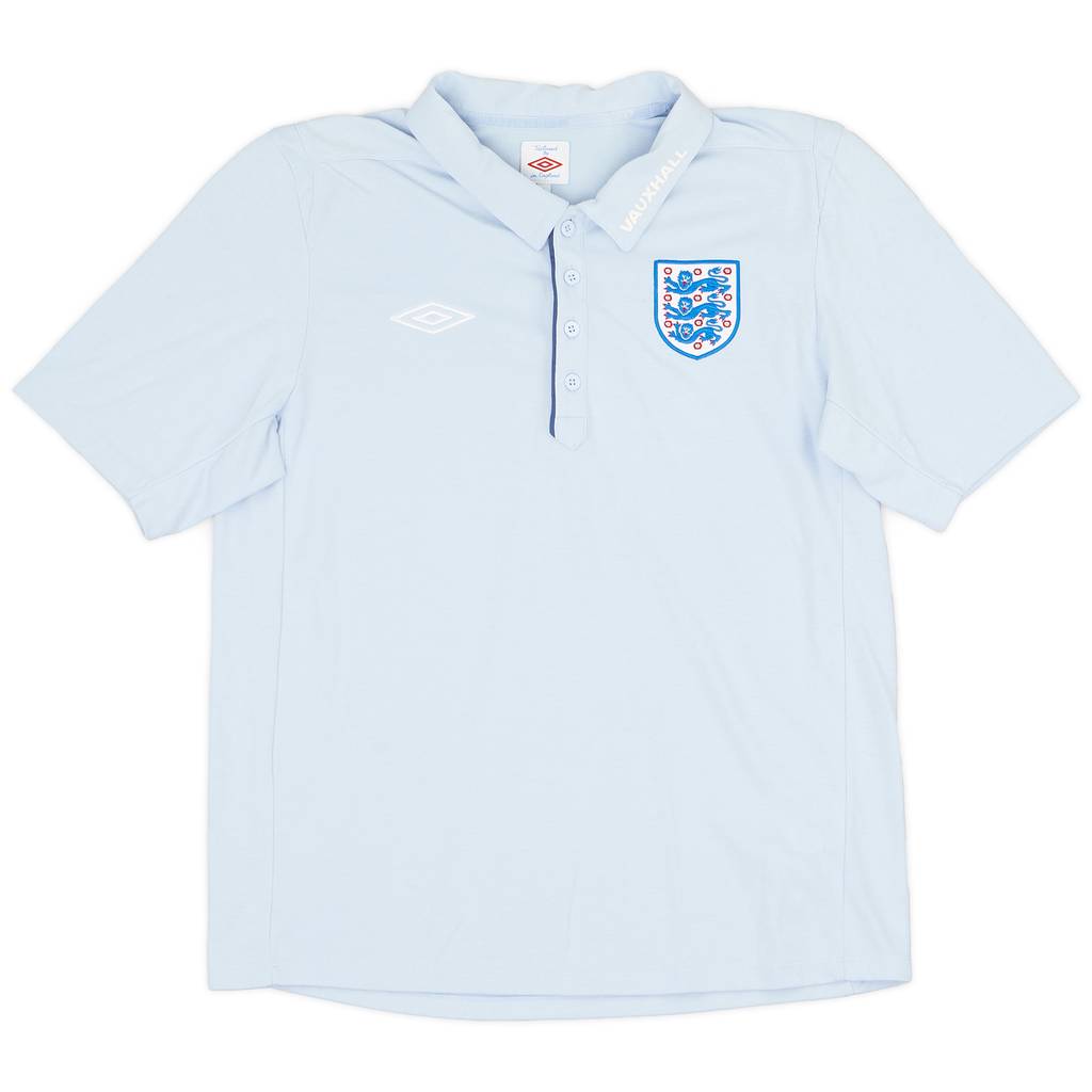 2009-10 England Polo Umbro Shirt - 9/10 - (L)