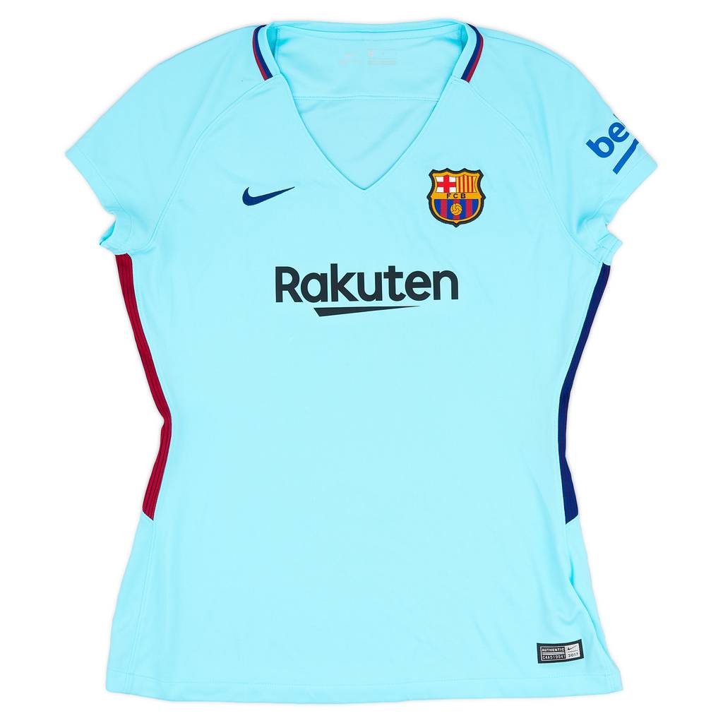 2017-18 Barcelona Away Shirt - 10/10 - (Women's L)