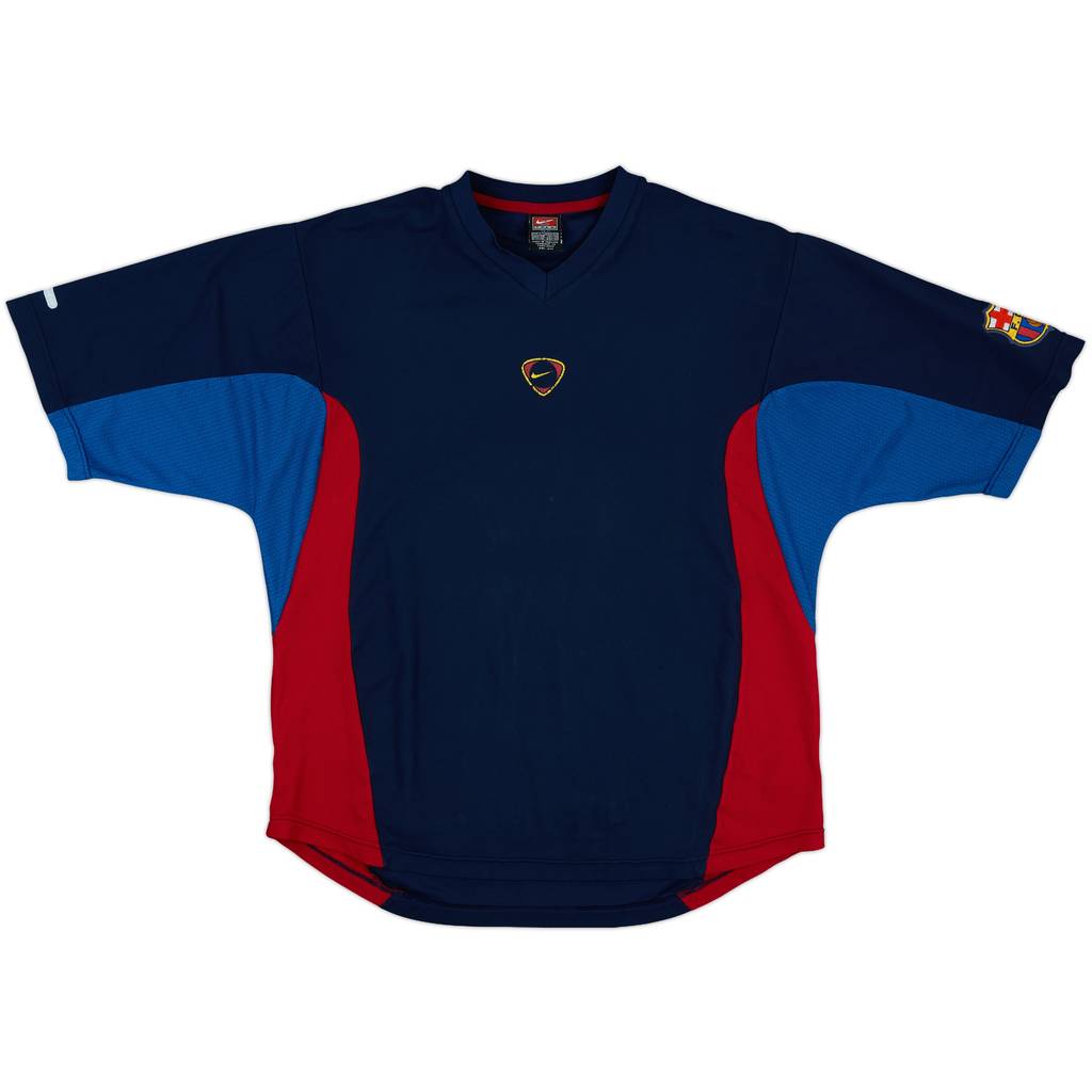 2000-01 Barcelona Nike Training Shirt - 7/10 - (L)