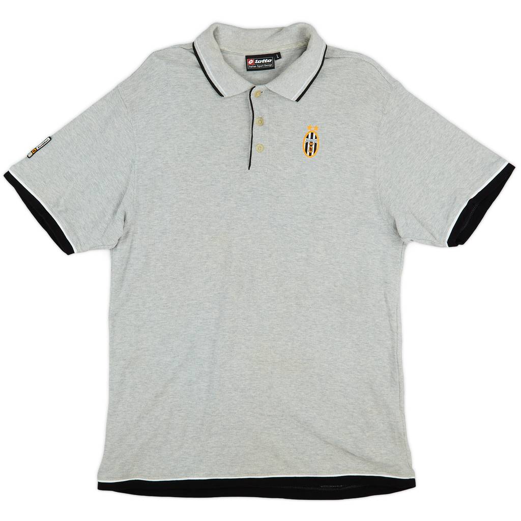 2001-02 Juventus Lotto Polo Shirt - 9/10 - (L)