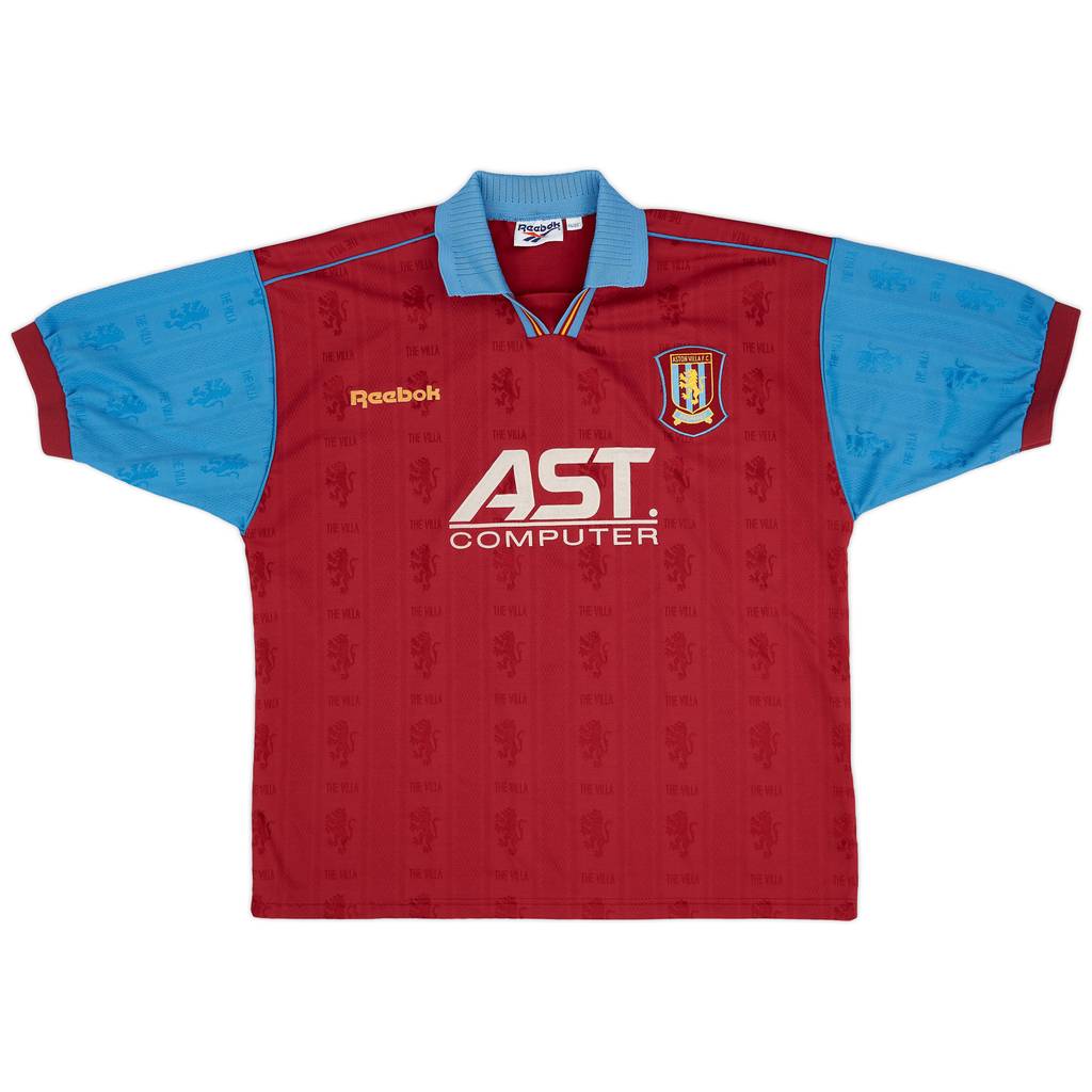 1995-97 Aston Villa Home Shirt - 8/10 - (XL)