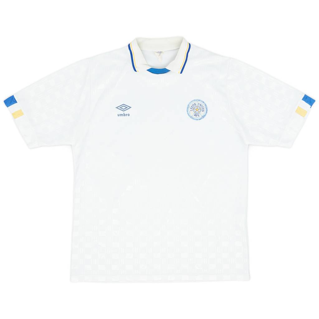 1988-90 Leeds United Home Shirt - 7/10 - (L)