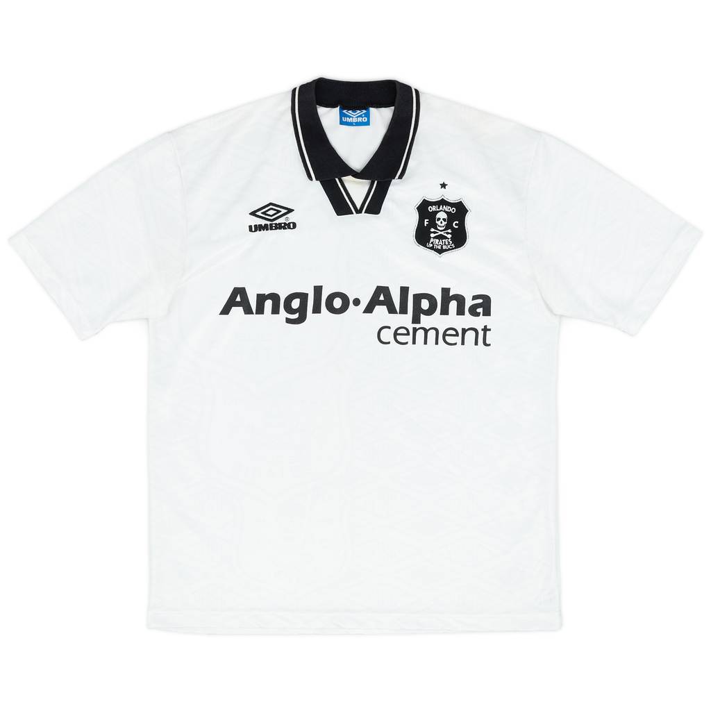 1995-96 Orlando Pirates Home Shirt - 8/10 - (L)