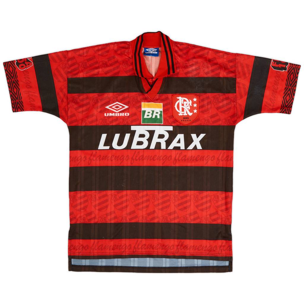 1995-96 Flamengo Centenary Home Shirt - 9/10 - (L)