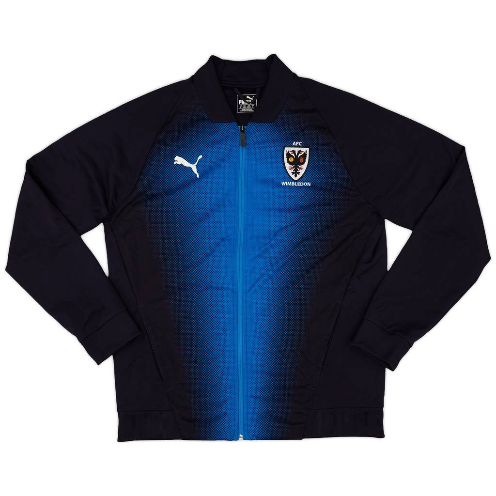 2018-19 AFC Wimbledon Puma Track Jacket - 9/10 - (L)
