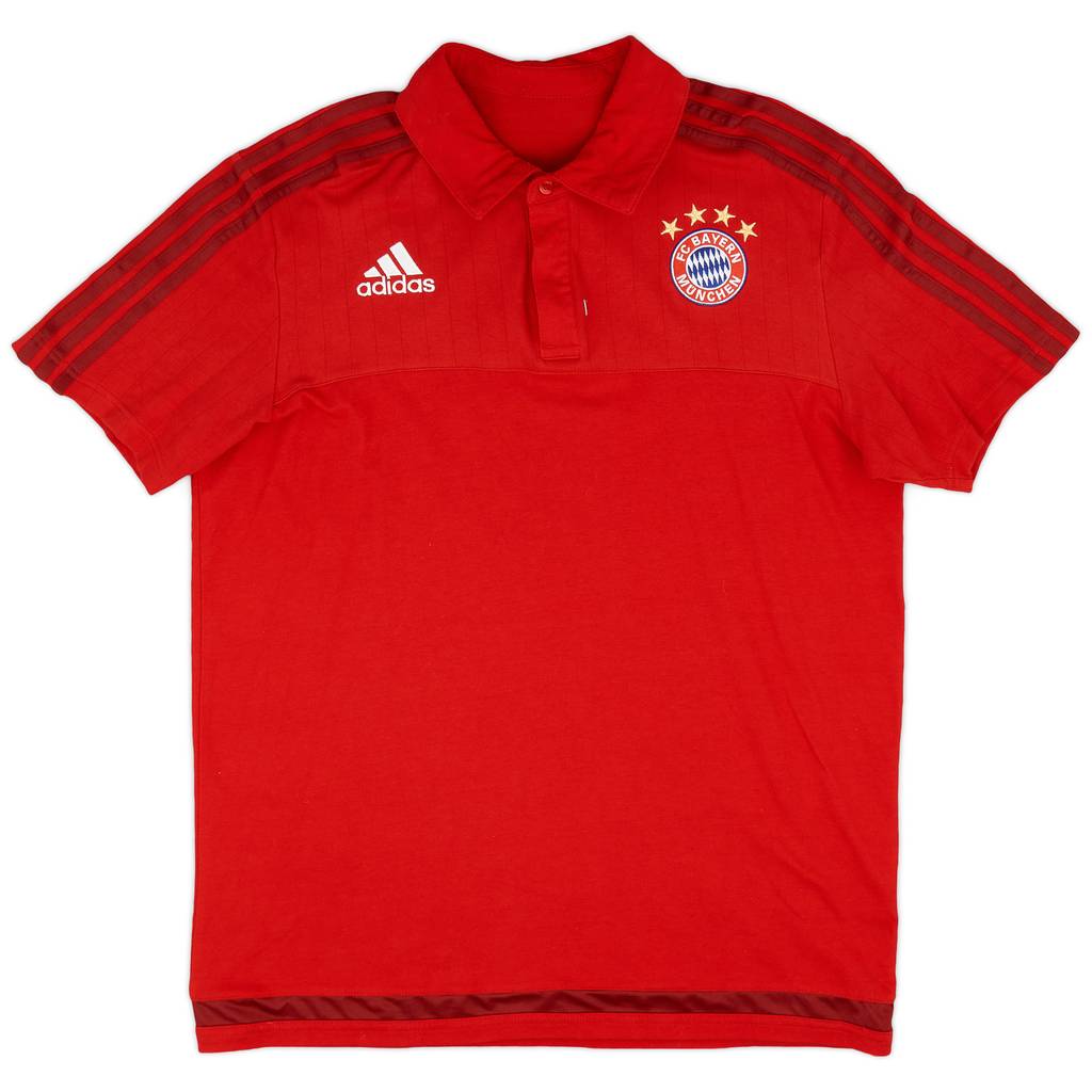 2015-16 Bayern adidas Polo Shirt - 9/10 - (L)