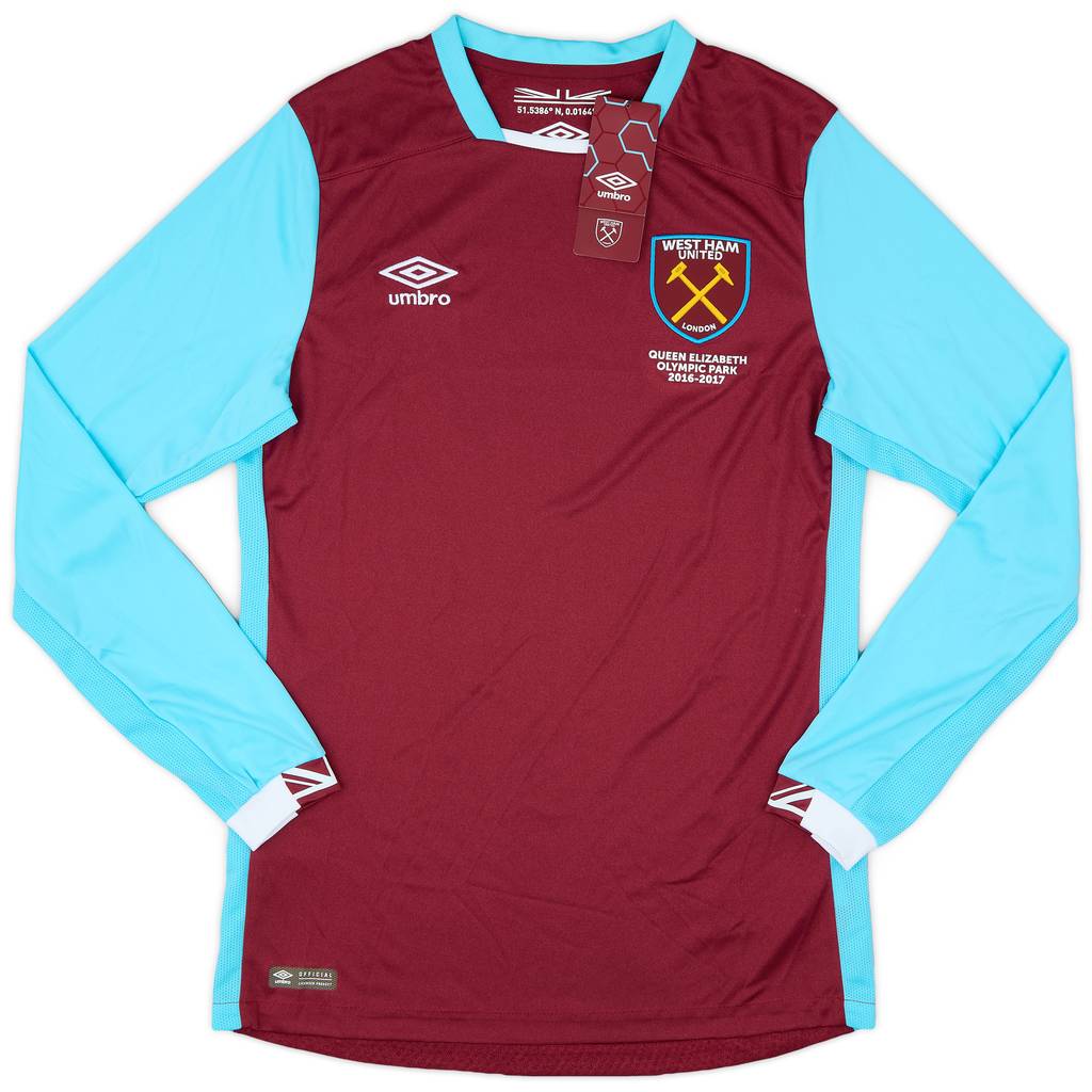 2016-17 West Ham Home L/S Shirt