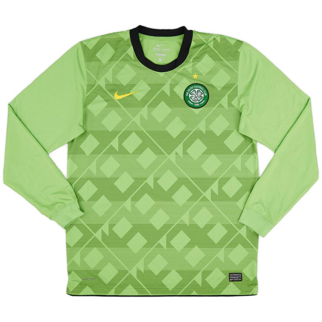 2010-11 Celtic Away L/S Shirt - 9/10 - (L)