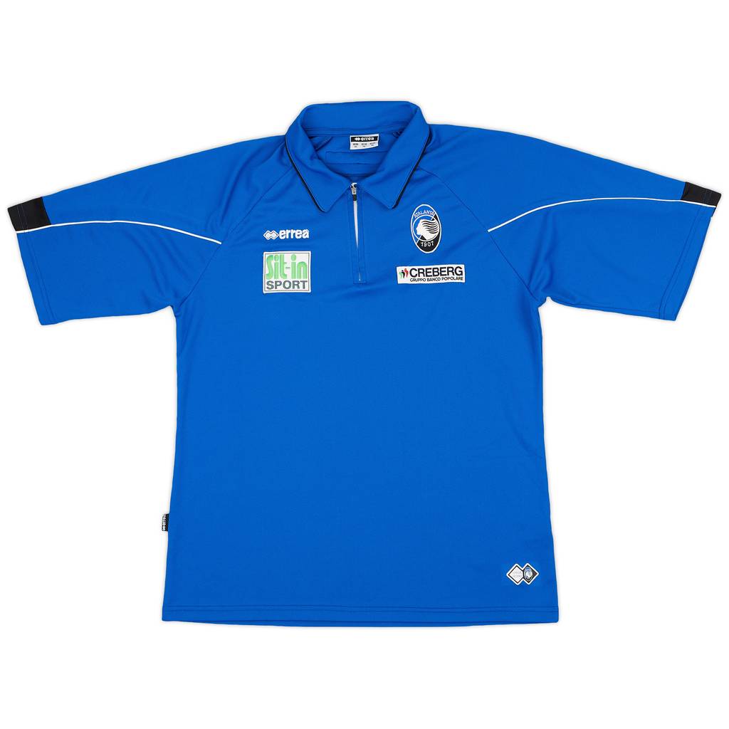 2000s Atalanta Errea 1/4 Zip Training Shirt - 9/10 - (XL)