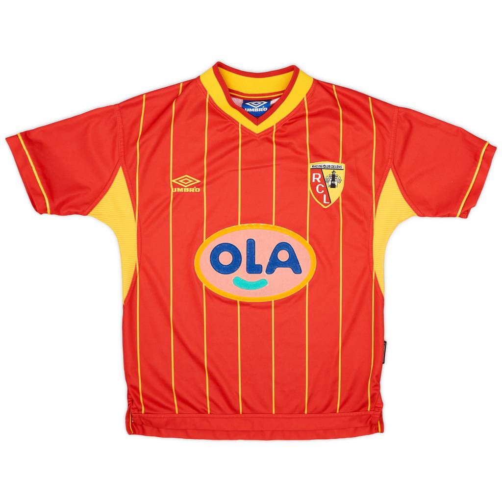 1999-00 Lens Home Shirt - 8/10 - (Y)