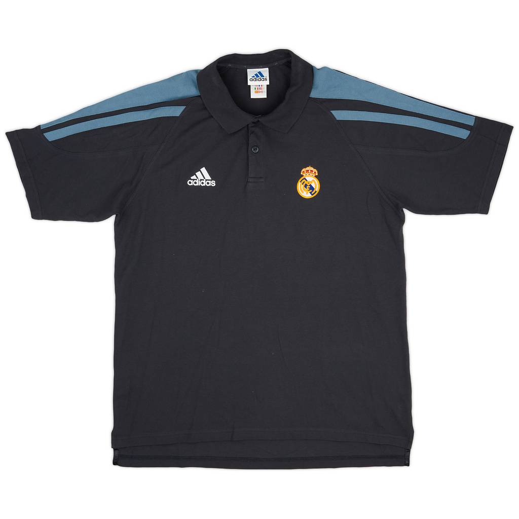 2001-02 Real Madrid adidas Polo Shirt - 8/10 - (XXL)
