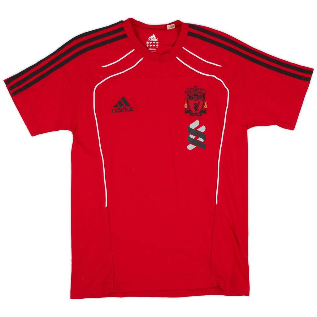 2010-11 Liverpool adidas Training Tee - 8/10 - (S)