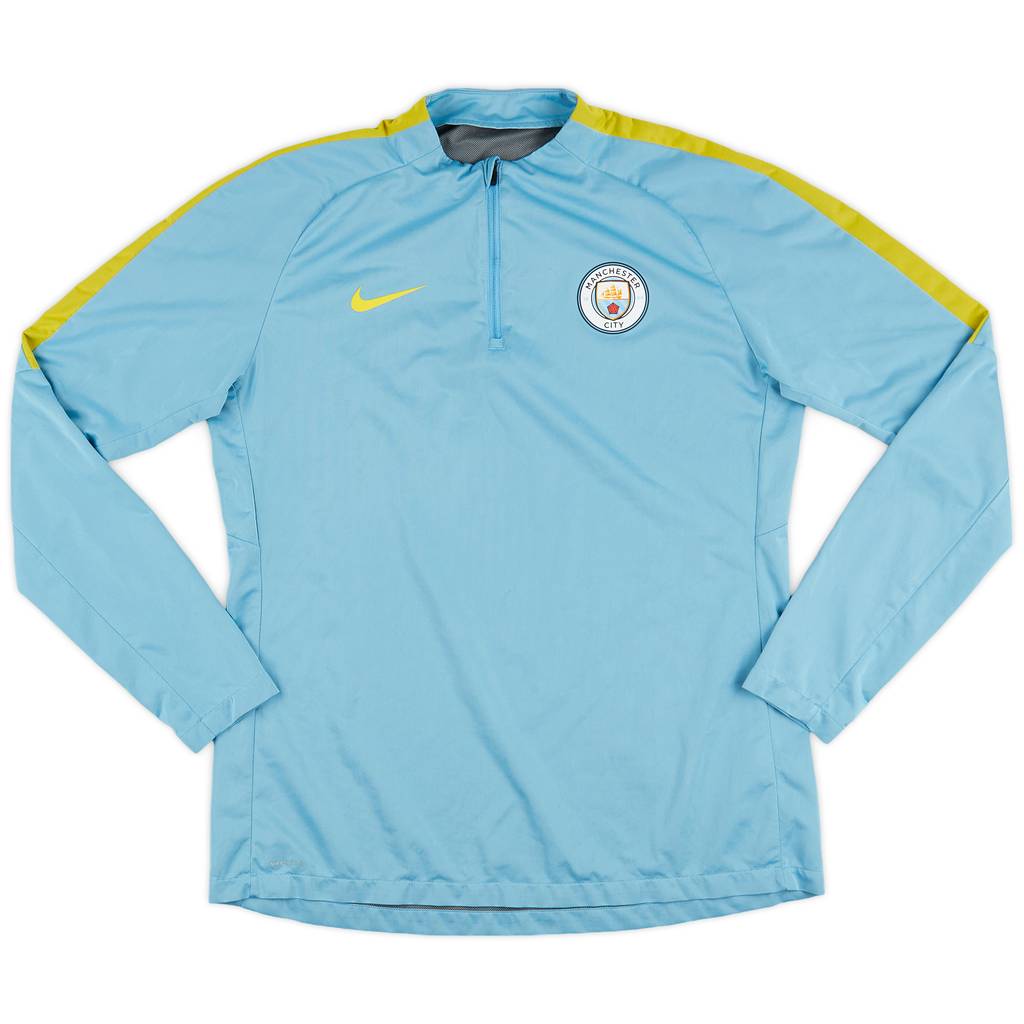 2016-17 Manchester City Nike 1/4 Zip Training Top - 5/10 - (M)