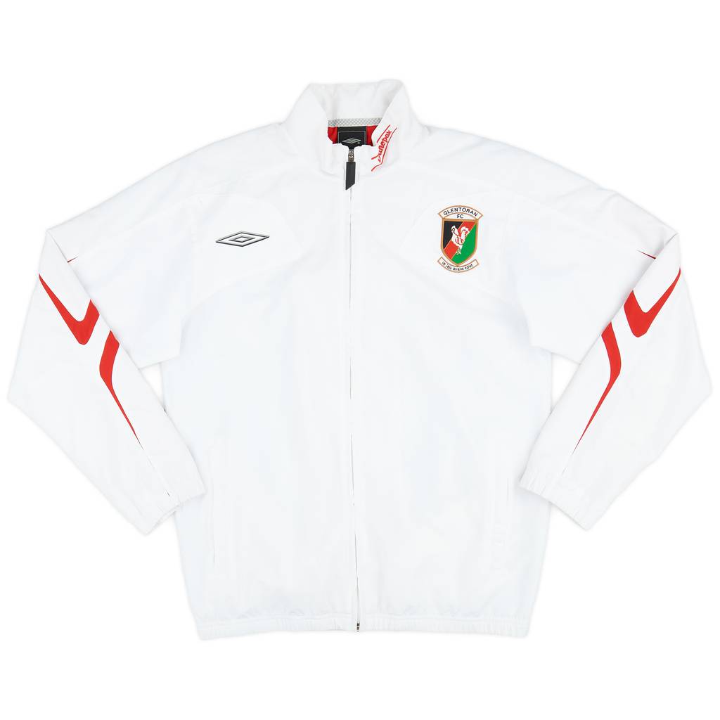 2007-08 Glentoran Umbro Track Jacket - 8/10 - (S)