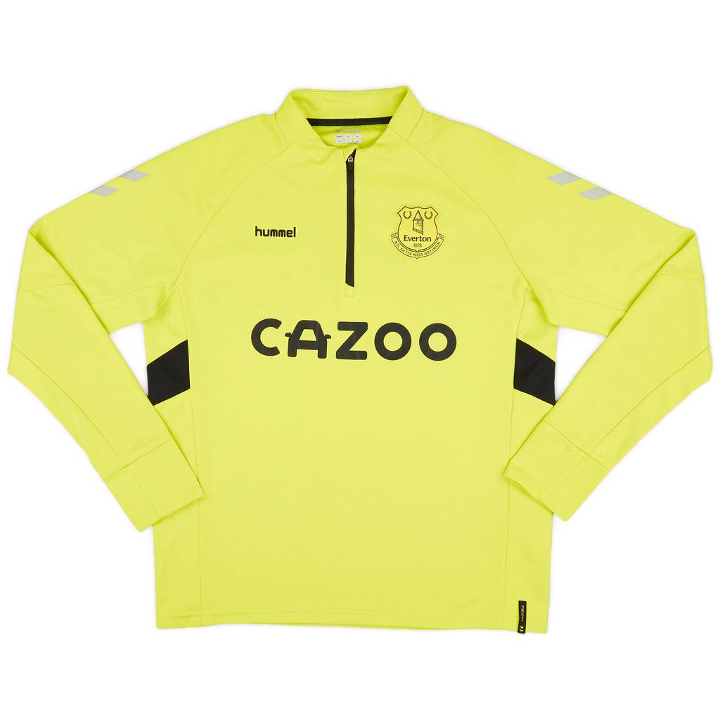 2020-21 Everton Hummel 1/4 Zip Drill Top - 7/10 - (XL)