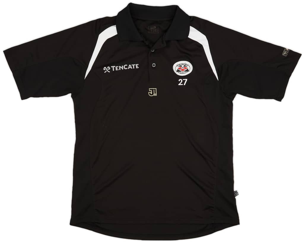 2000s Heracles Jako Player Issue Polo Shirt #27 - 8/10 - (L)