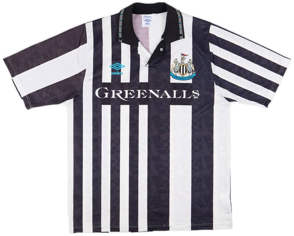 1990-91 Newcastle United Home Shirt - 7/10 - (L) 1990-91 Newcastle United Home Shirt - 7/10 - (L)