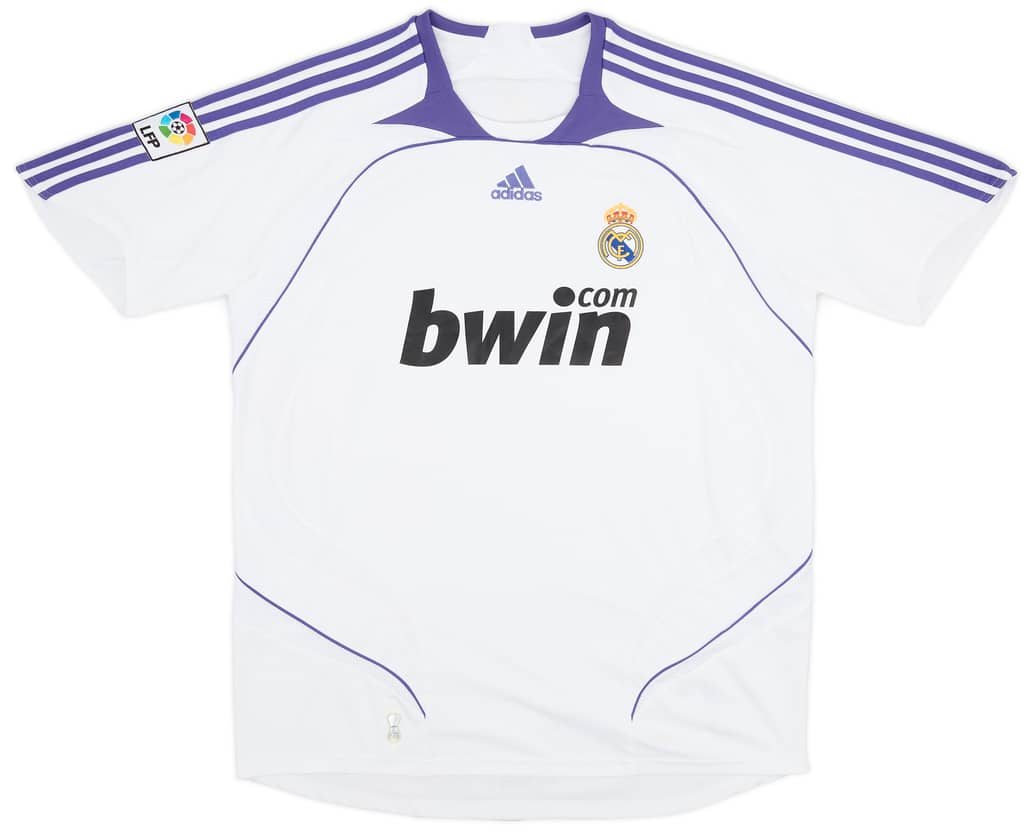 2007-08 Real Madrid Home Shirt - 6/10 - (XXL)