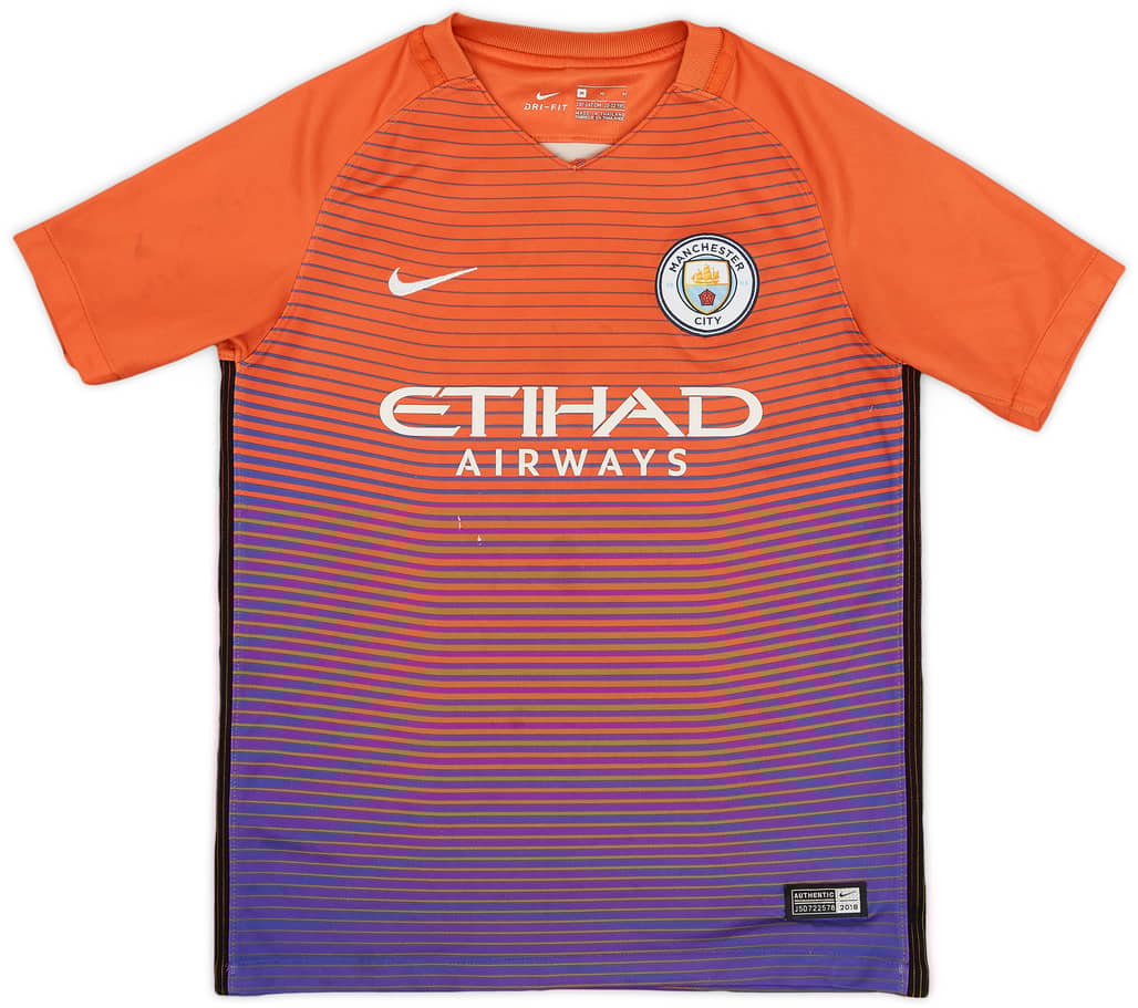2016-17 Manchester City Third Shirt - 6/10 - (M.Boys)