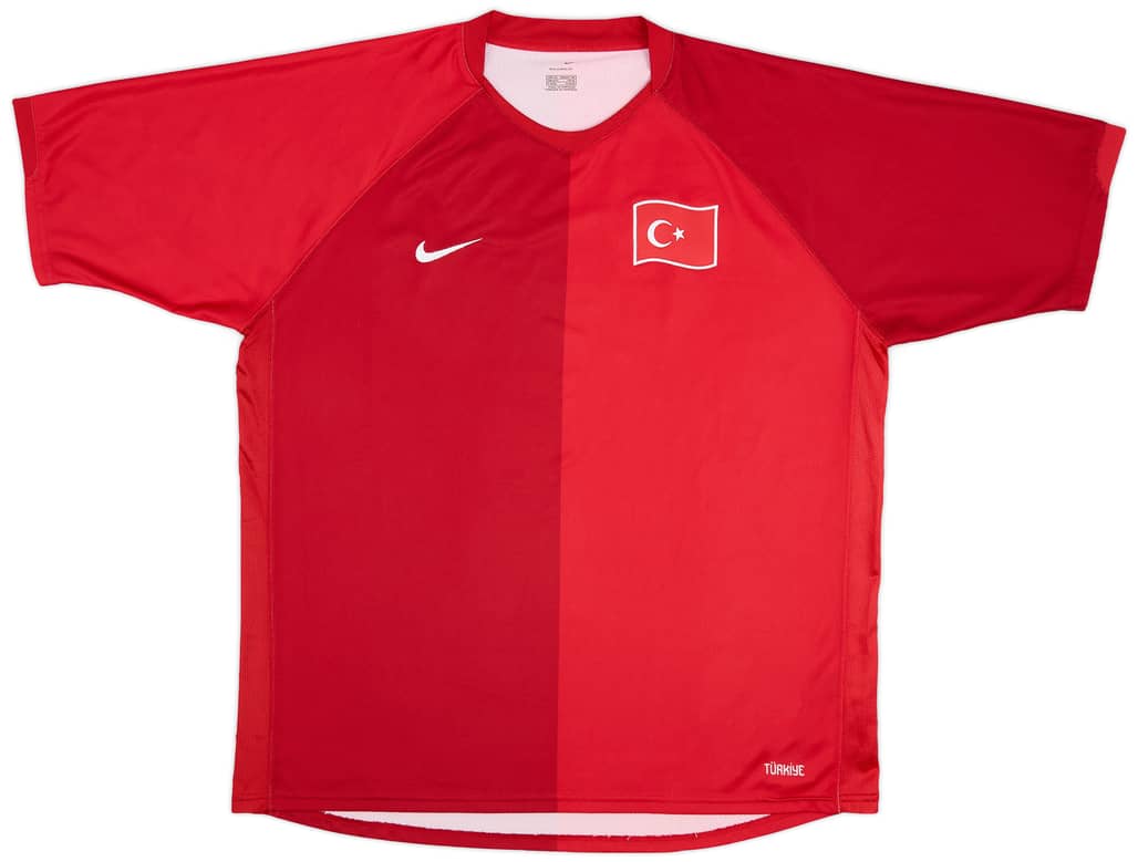 2006-08 Turkey Home Shirt - 9/10 - (XL)