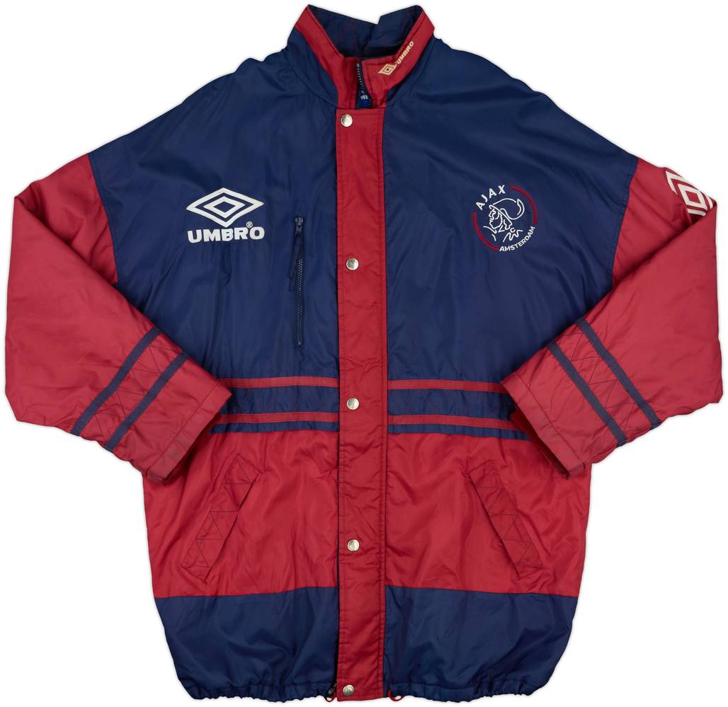 1993-94 Ajax Umbro Padded Bench Coat - 5/10 - (XXL)