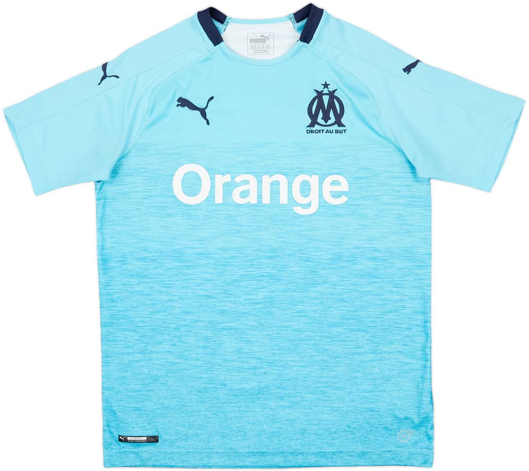 2018-19 Olympique Marseille Third Shirt - 9/10 - (XL.Boys)