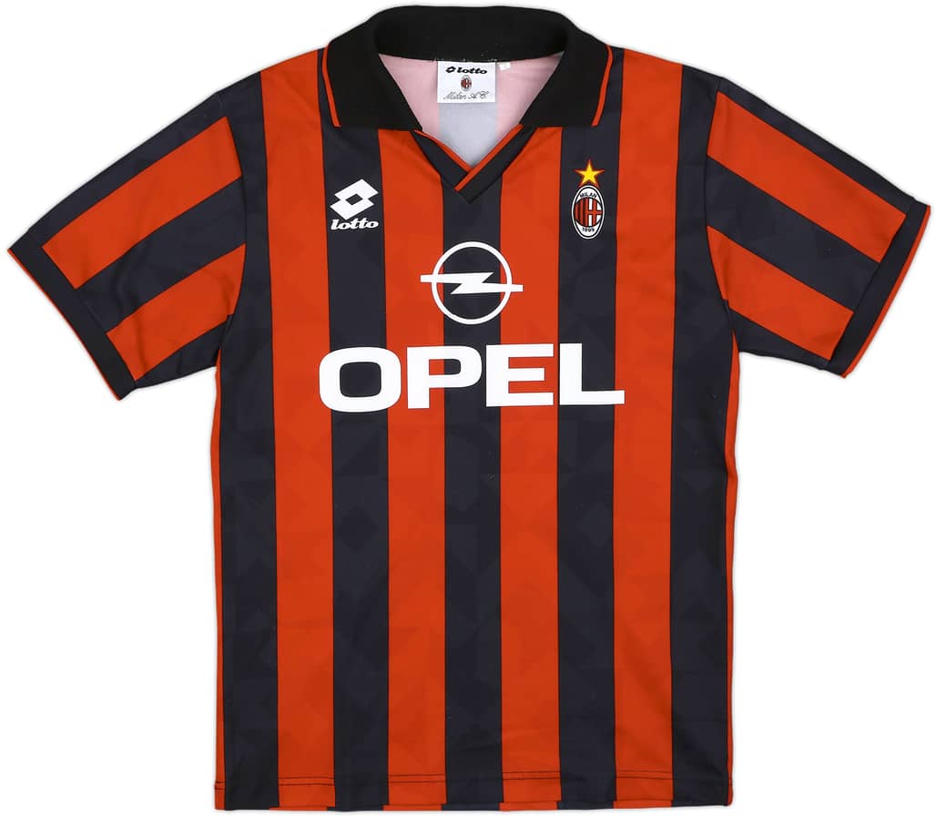 1995-96 AC Milan Home Shirt - 9/10 - (S)