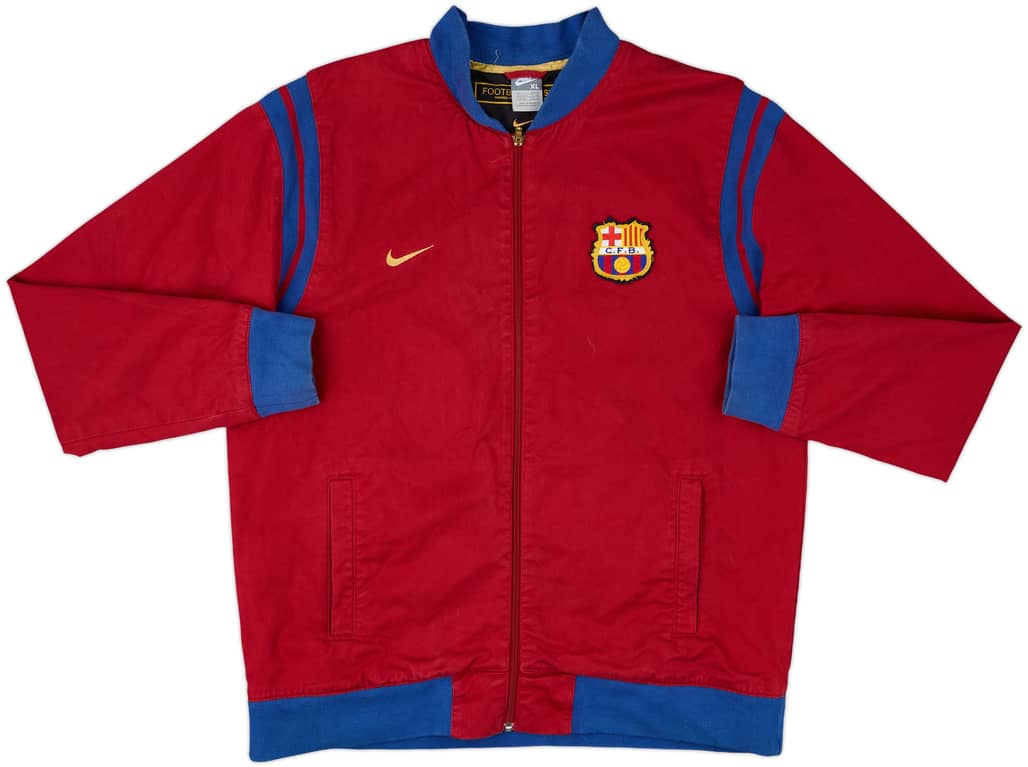 2007-08 Barcelona Nike Football Classics Bomber Jacket - 7/10 - (XL)