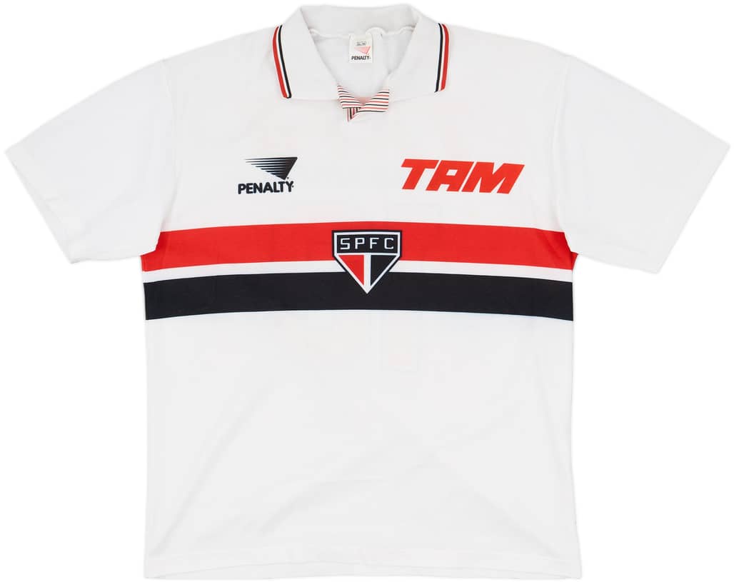 1991 Sao Paulo Home Shirt #10 - 9/10 - (XL)