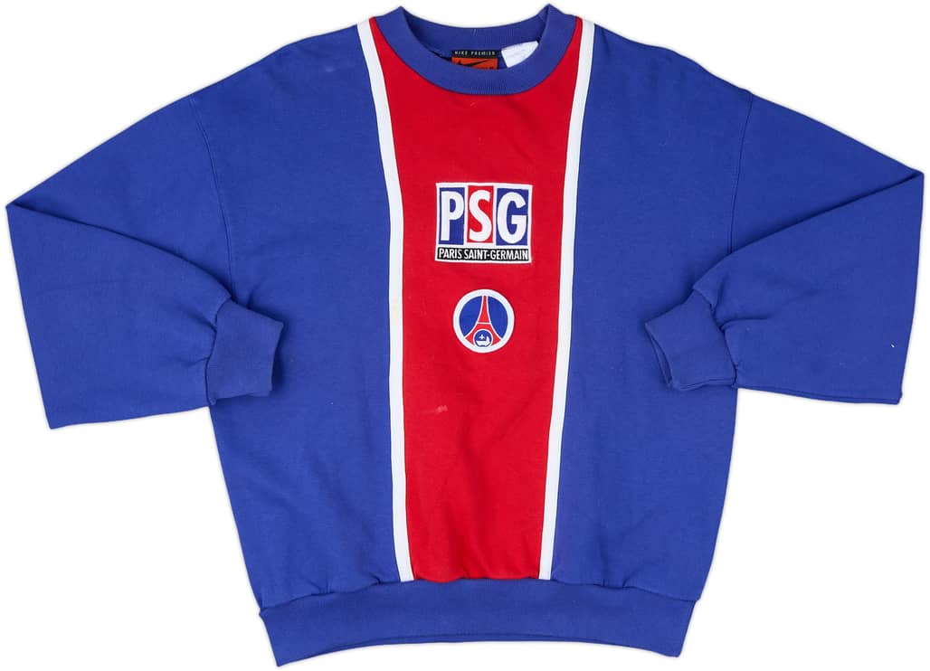 1995-96 Paris Saint-Germain Nike Sweat Top - 7/10 - (M)