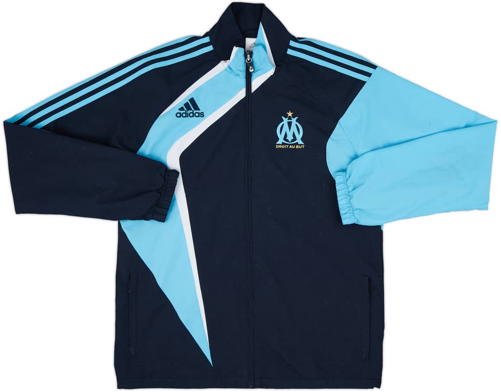 2009-10 Olympique Marseille adidas Track Jacket - 8/10 - (S)