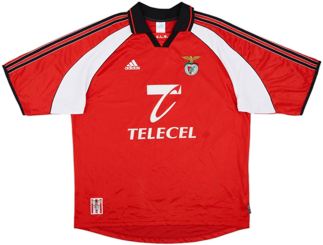 1999-00 Benfica European Home Shirt - 9/10 - (XL)
