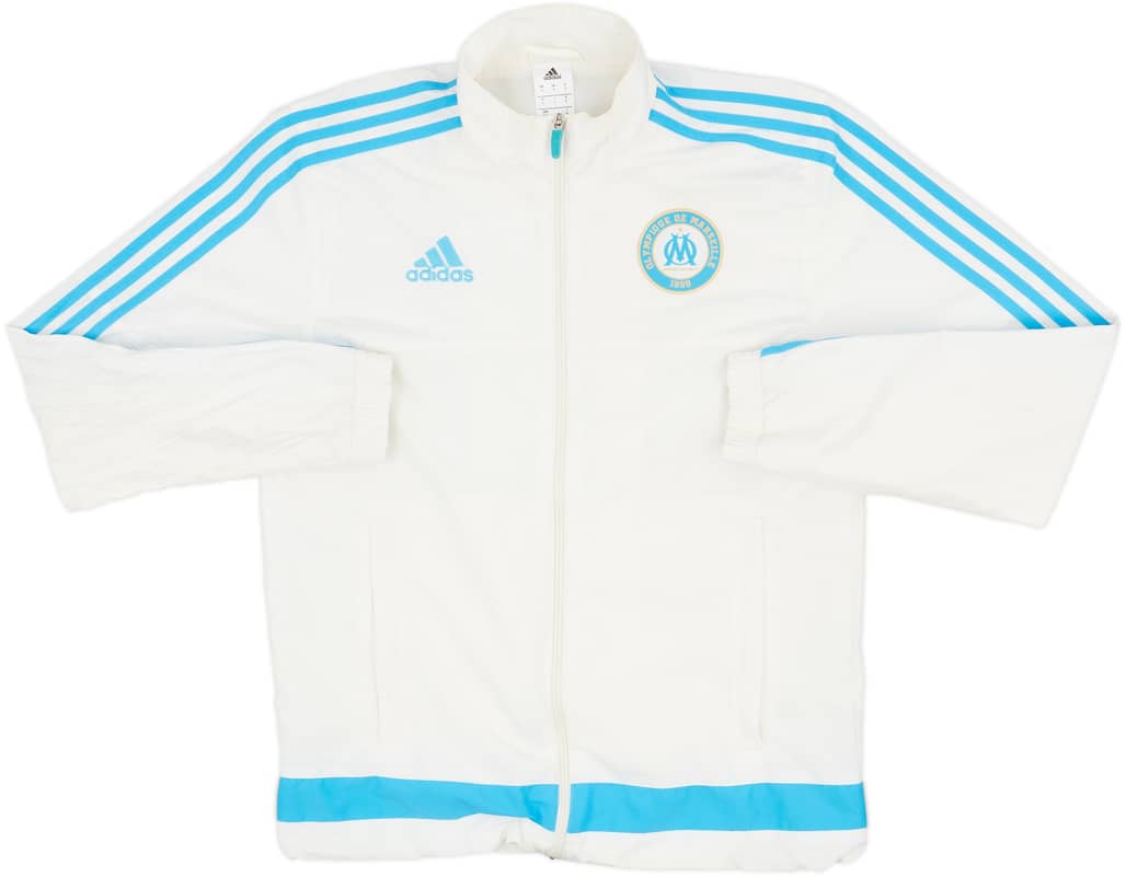 2015-16 Olympique Marseille adidas Track Jacket - 10/10 - (S)