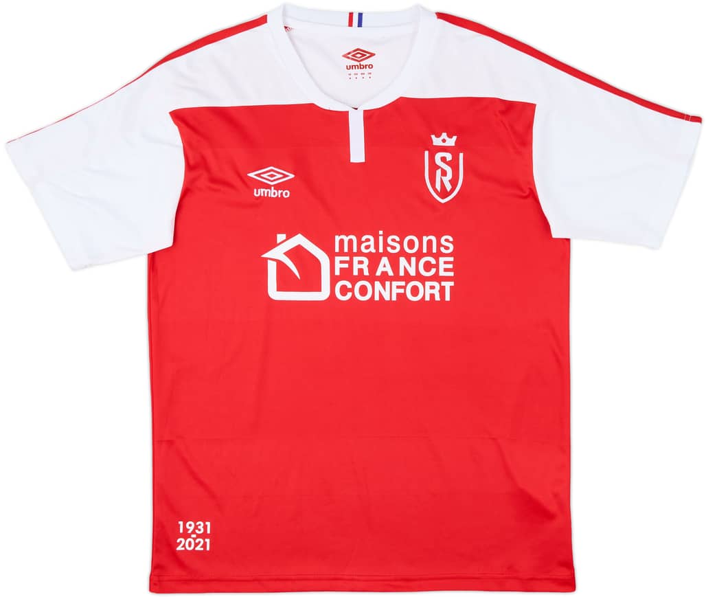 2020-21 Stade De Reims Home Shirt - 10/10 - (M)