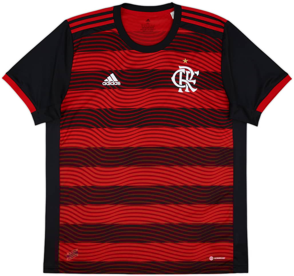 2022 Flamengo Home Shirt - 9/10 - (XL)
