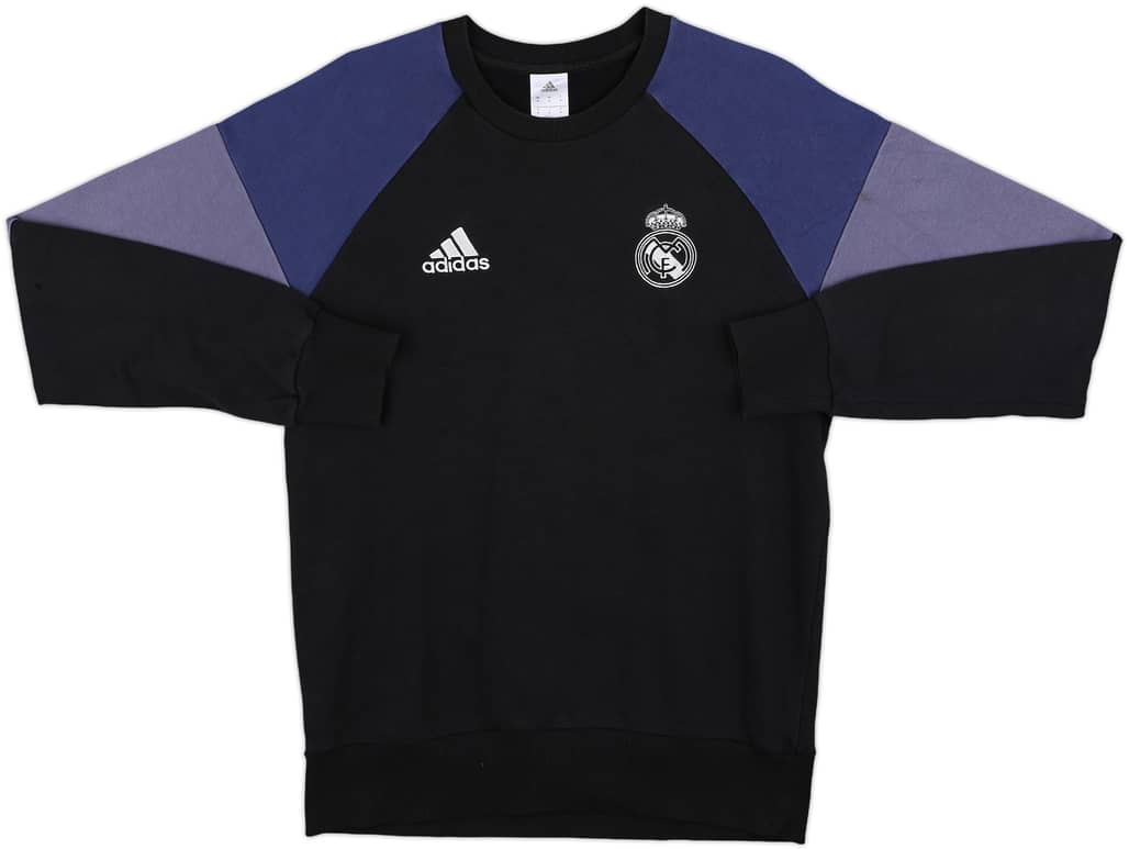 2016-17 Real Madrid adidas Sweat Top - 7/10 - (M)