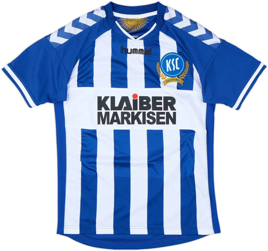 2014-15 Karlsruher Home Shirt - 8/10 - (XL.Boys)