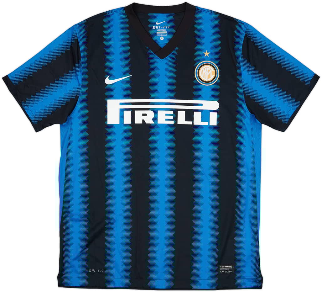 2010-11 Inter Milan Home Shirt - 10/10 - (L)