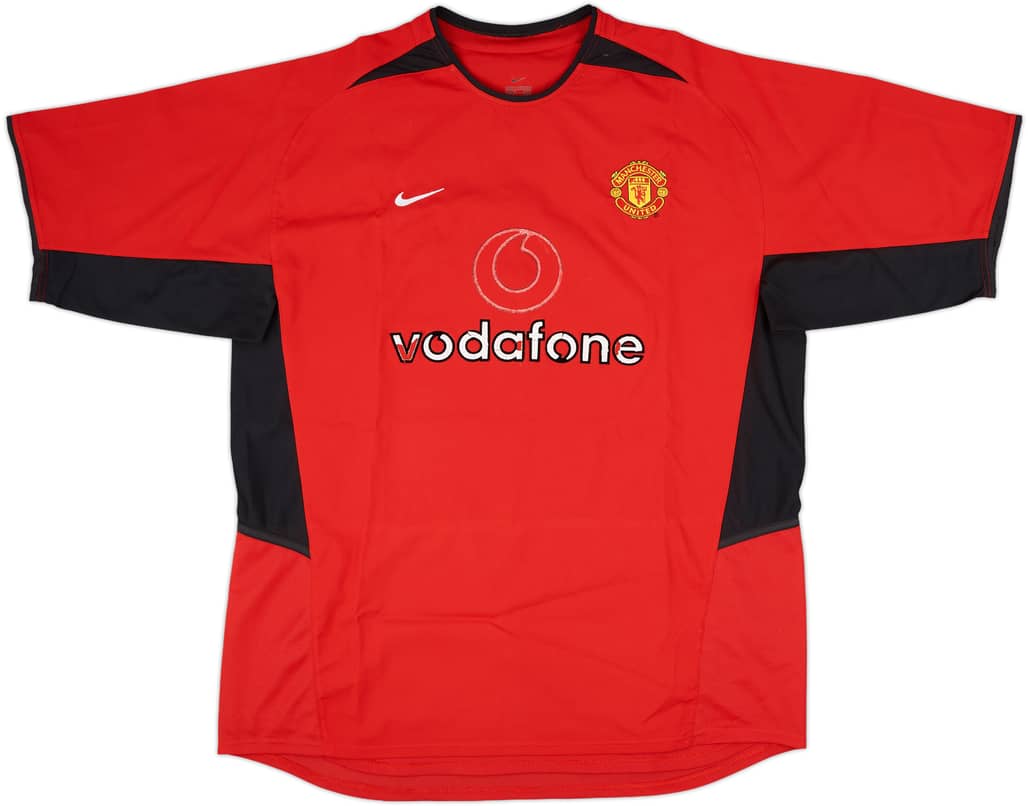 2002-04 Manchester United Home Shirt - 4/10 - (XL)
