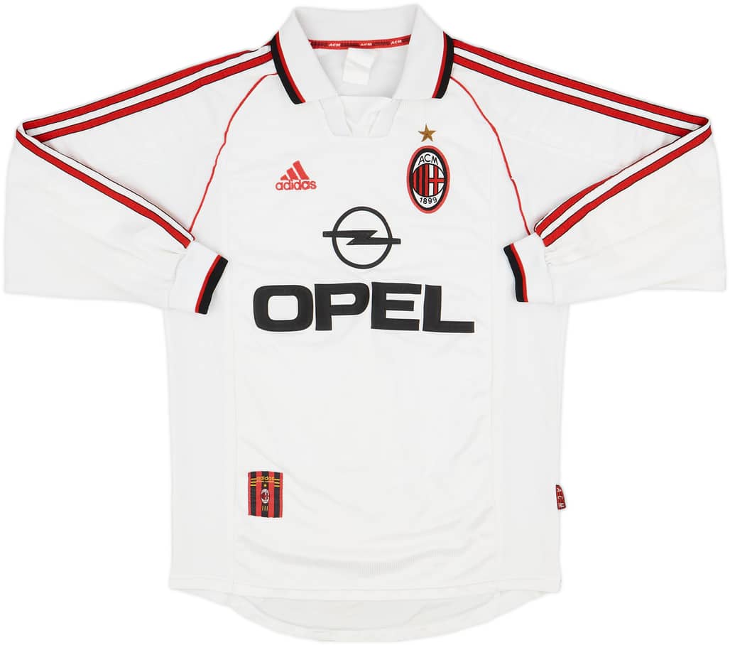1998-99 AC Milan Away L/S Shirt - 7/10 - (M)