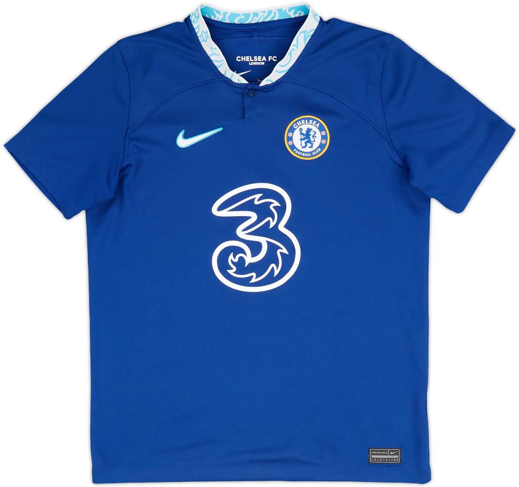 2022-23 Chelsea Home Shirt - 8/10 - (L.Boys)