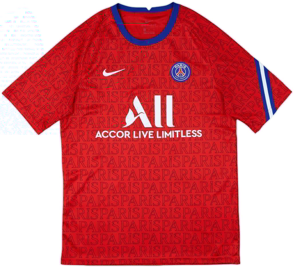 2020-21 Paris Saint-Germain Nike Training Shirt - 8/10 - (M)