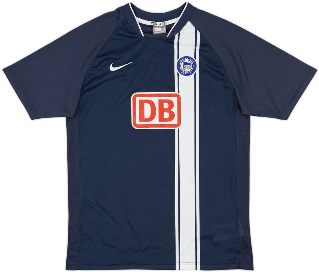 2007-08 Hertha Berlin Home Shirt - 5/10 - (XL.Boys)
